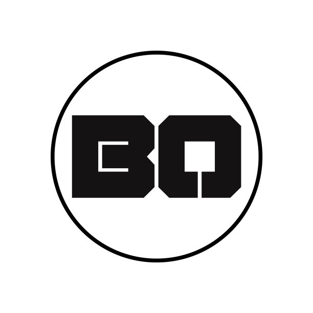 BO字母简约风格标志设计图片下载