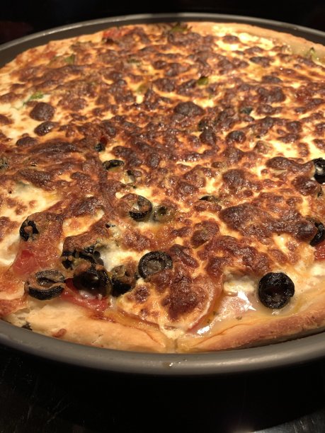 自制深盘披萨图片下载