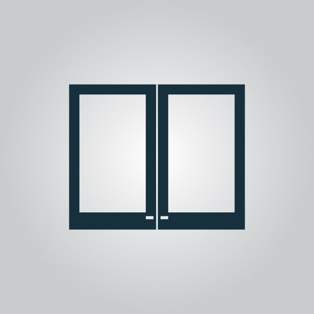 两个塑料窗口图标标志和按钮图片下载