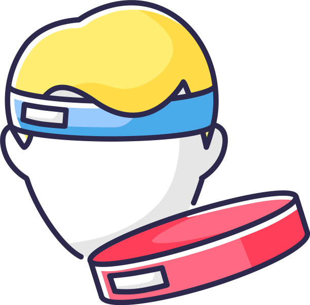 锻炼头带RGB颜色图标图片下载