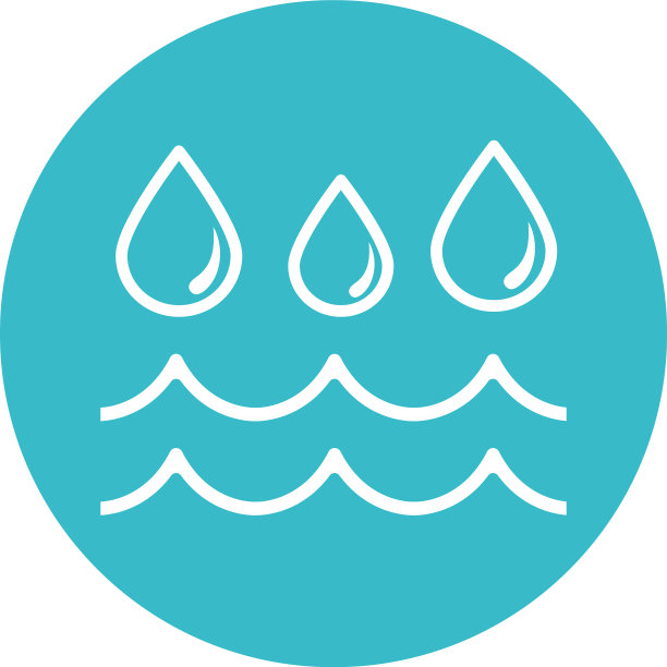 水珠流动自然液体蓝色块状风格图片下载