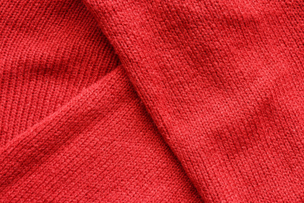 红色针织羊毛纹理背景图片下载
