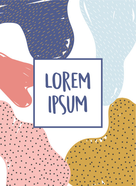 孟菲斯风格抽象装饰纹理图片下载