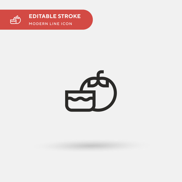 番茄简单图标符号图片下载