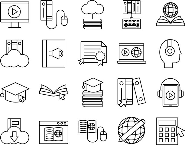 捆绑教育在线设置图标图片下载