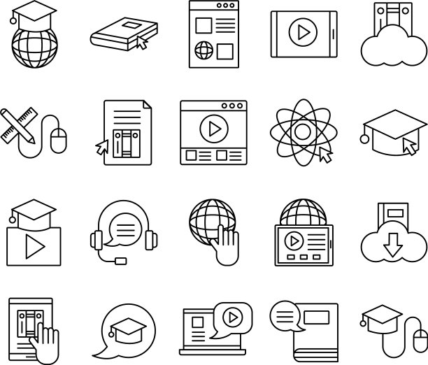 捆绑教育在线设置图标图片下载