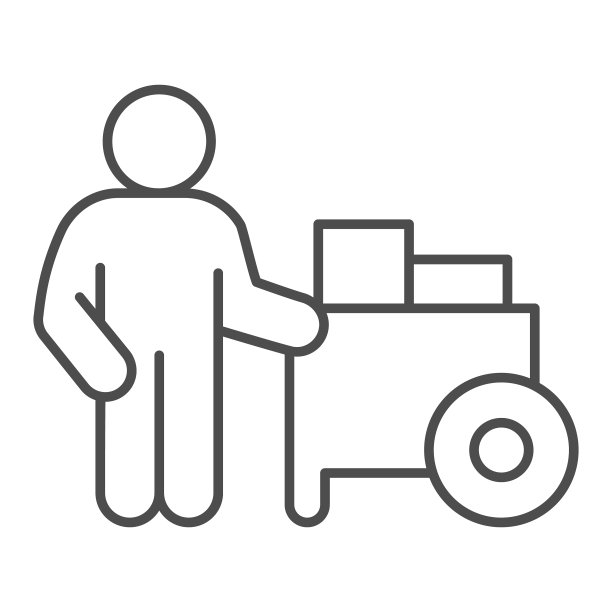 人与街小车细线标志街图片下载