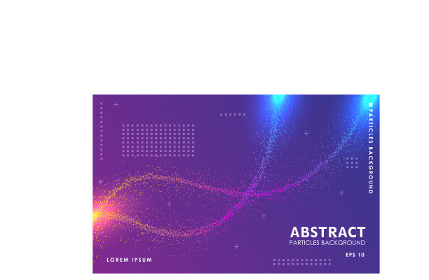 动态抽象颜色粒子背景图片下载