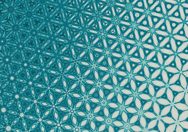 蓝色绿色冬季圣诞圣诞几何背景插图图片下载