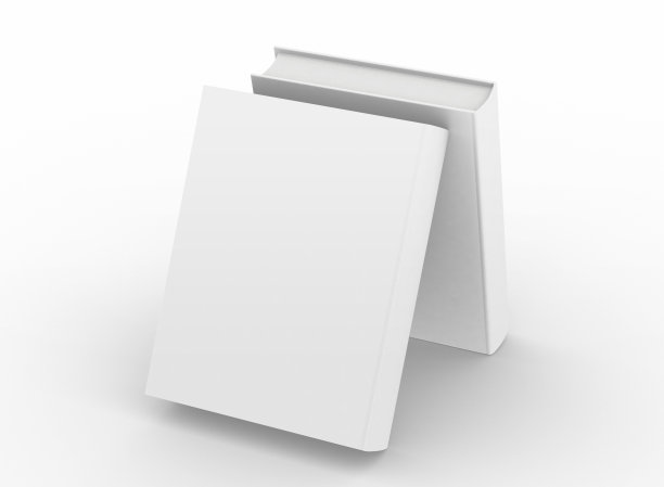 3d渲染精装书模型图片下载