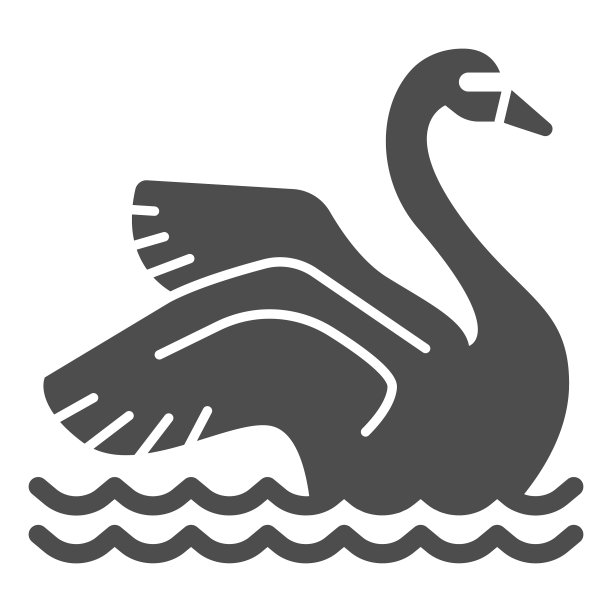 天鹅水上固体图标游乐园图片下载