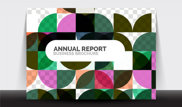 横向a4业务传单年度报告图片下载