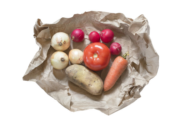 包装蔬菜孤立图片下载