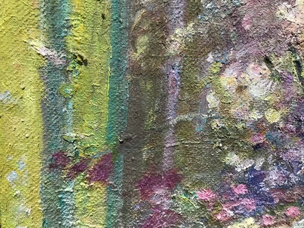 多色漆墙。画布上鲜艳的色彩。彩色混凝土壁纸背景图片下载