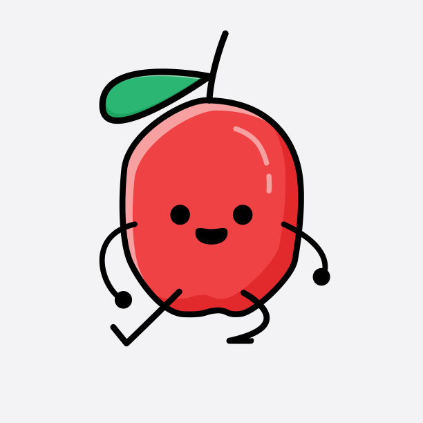 可爱的枸杞字符图片下载