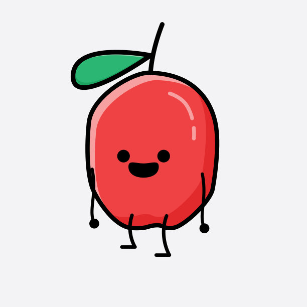 可爱的枸杞字符图片下载