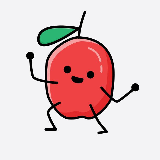 可爱的枸杞字符图片下载