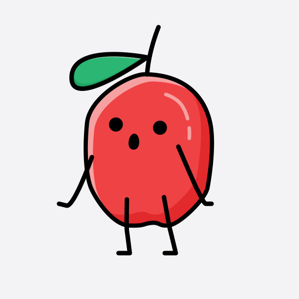 可爱的枸杞字符图片下载