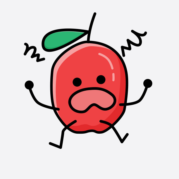 可爱的枸杞字符图片下载