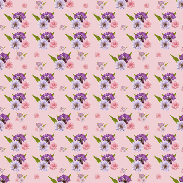 可重复的玉米花图案图片下载