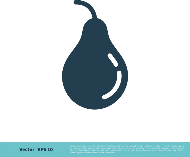 梨果图标标识模板设计eps 10图片下载