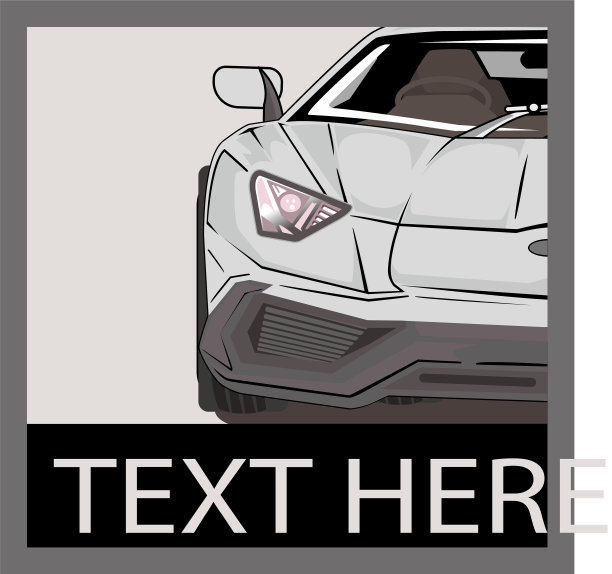 平坦风格的复古老爷车图片下载