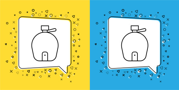 设定线水壶水壶图标隔离上图片下载