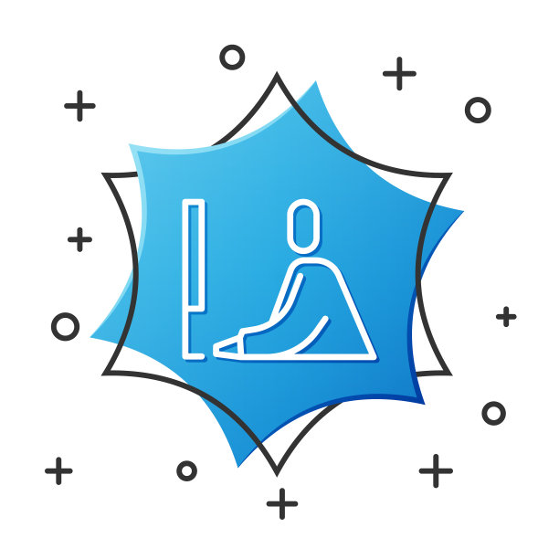 白线学生工作在笔记本电脑图标孤立图片下载