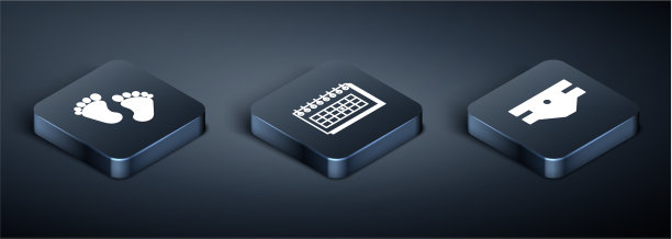 设定等距的吸湿足迹图片下载