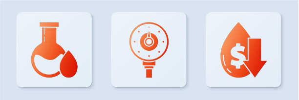 设置汽车汽油表和汽油试管并跌落图片下载