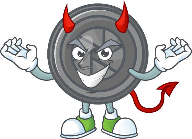 一个残忍的魔鬼镜头卡通人物设计图片下载