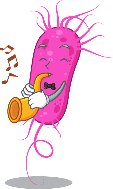 天才音乐家假细菌卡通图片下载