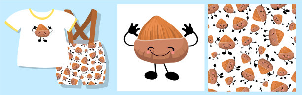 有趣的印花衣服可爱的图案图片下载