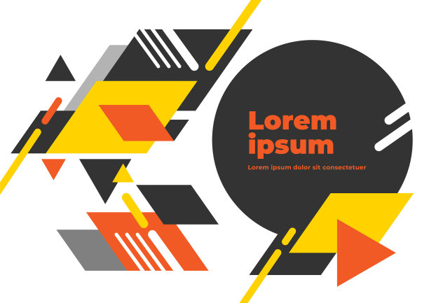 创意几何抽象背景与复制图片下载