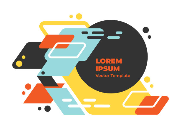 几何抽象背景动态形状图片下载