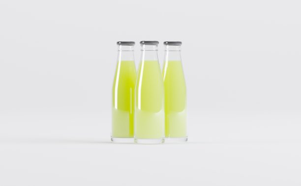 酸橙汁瓶子模型3D渲染图片下载