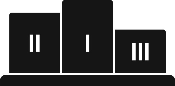 游戏化领奖台图标风格简单图片下载