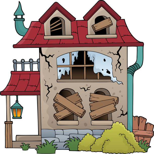 废弃房屋主题形象图片下载