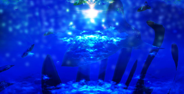 水下的背景图片下载