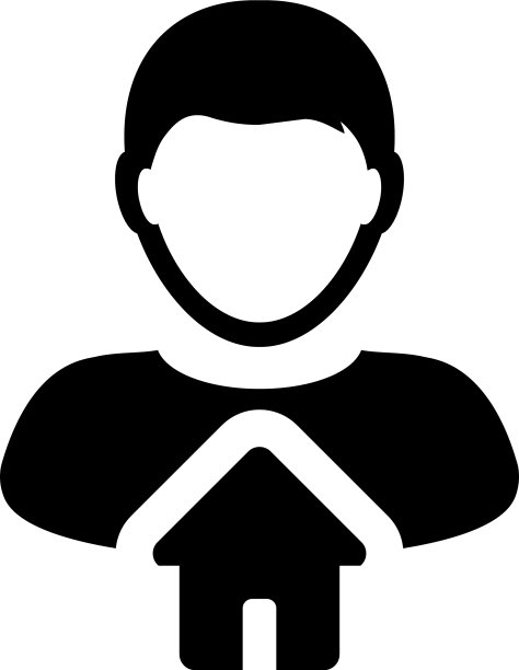 人图标与家符号用户配置文件男性图片下载