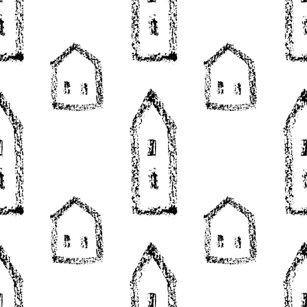 无缝模式与房屋图片下载