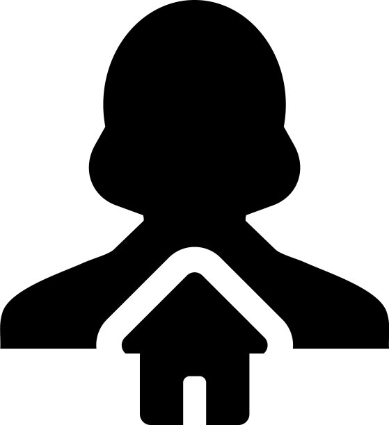 人图标与家符号用户配置文件女性图片下载