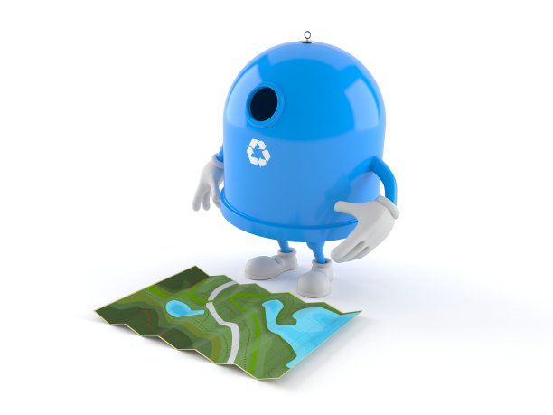 回收箱字符看地图图片下载