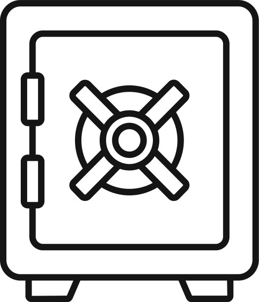 警察安全图标轮廓风格图片下载