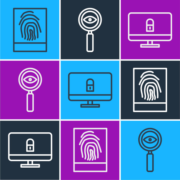 在电脑显示器和显示器上设置线指纹锁图片下载