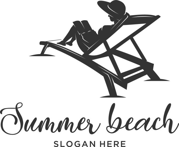 读书夏日海滩图片下载