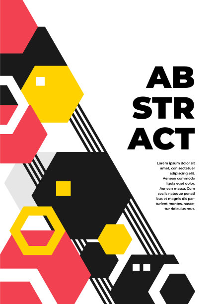 现代创意几何形状抽象图片下载