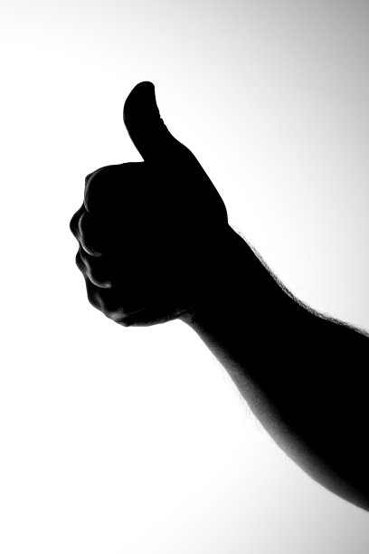 手的剪影用ok图片下载