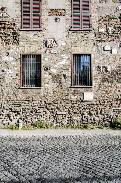 沿着阿皮亚古道漫步图片下载