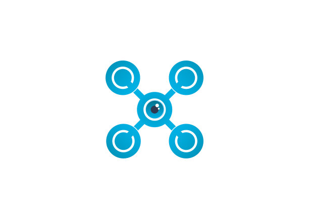 无人机符号设计概念股图片下载